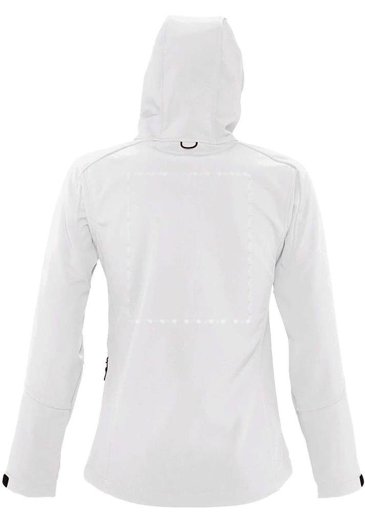 REPLAY WOMEN - REPLAY dames softshell jas — drukvlak achterzijde