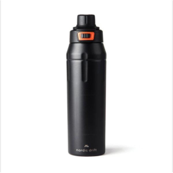 Nordic Drift Trail RCS geisoleerde sluitbare sportfles 740ml — drukvlak artikel voorzijde