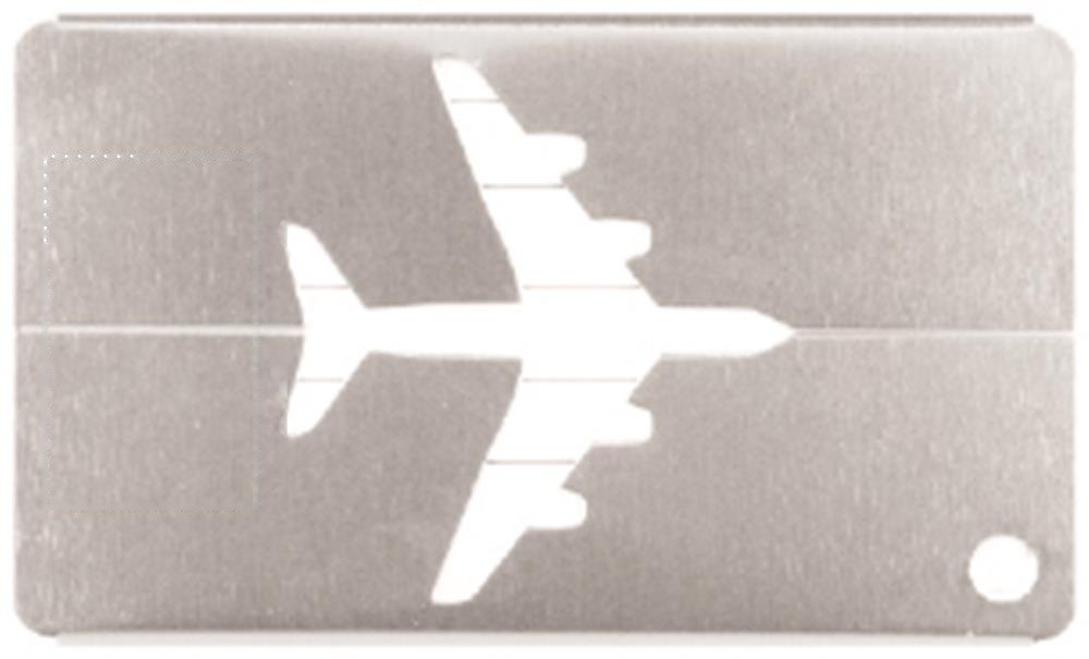 FLY TAG - Kofferlabel — drukvlak airplane l onderzijde