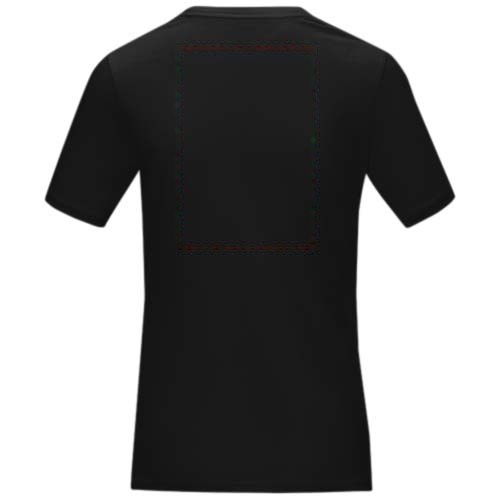Azurite dames T-shirt met korte mouwen biologisch textiel — drukvlak impact hoog op de achterzijde