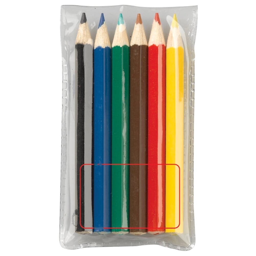 Potlood set 6st — drukvlak etui