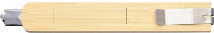Metalen afbreekmes Jeffrey — drukvlak achterzijde