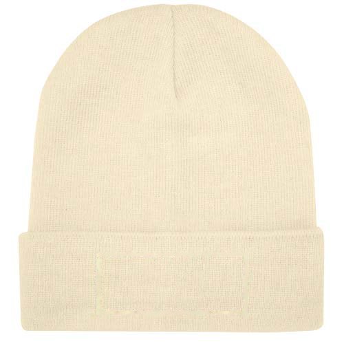 Irwin beanie — drukvlak voorzijde