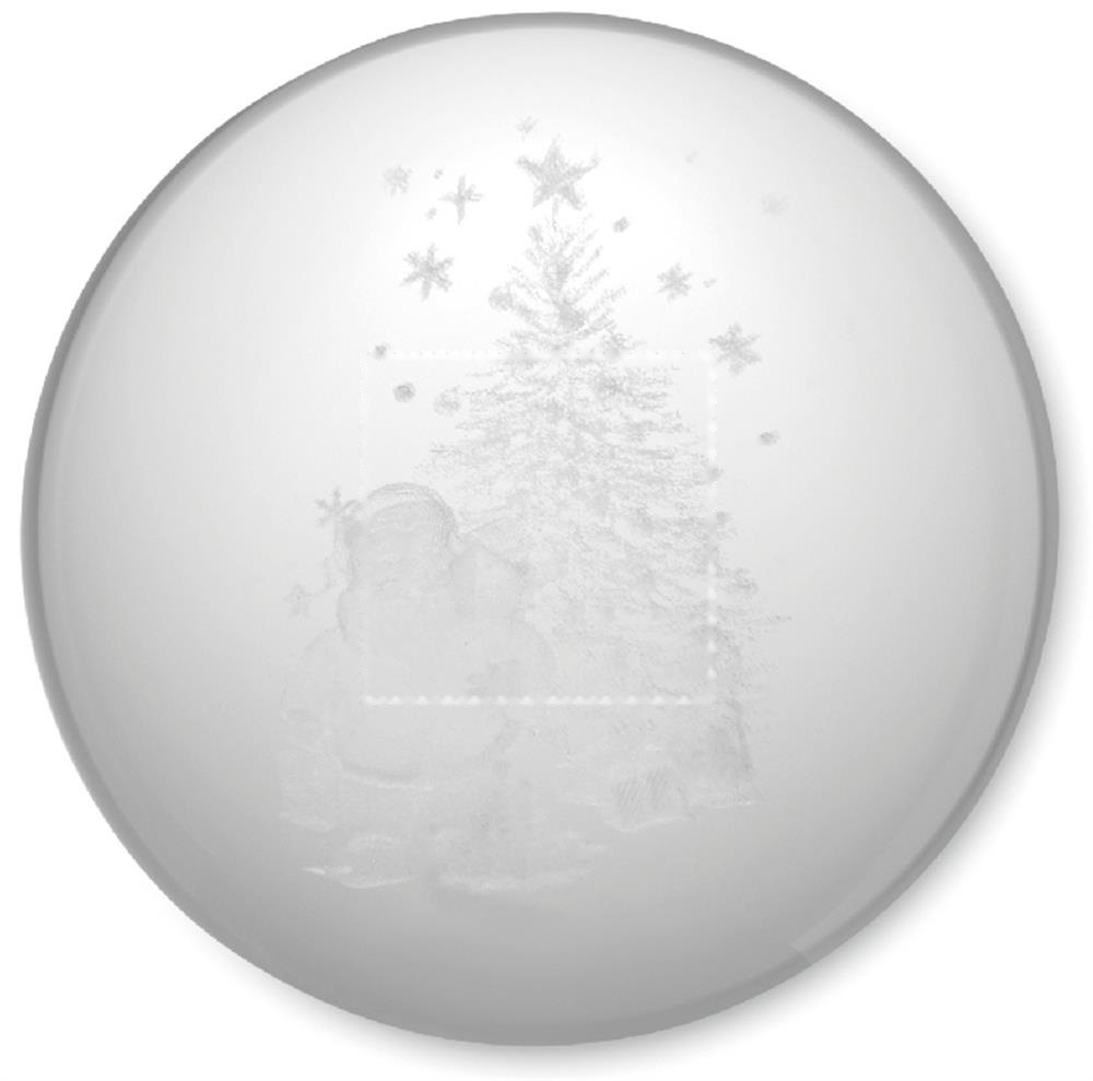 SANTA LIGHT - Kerst LED glas bol — drukvlak ball