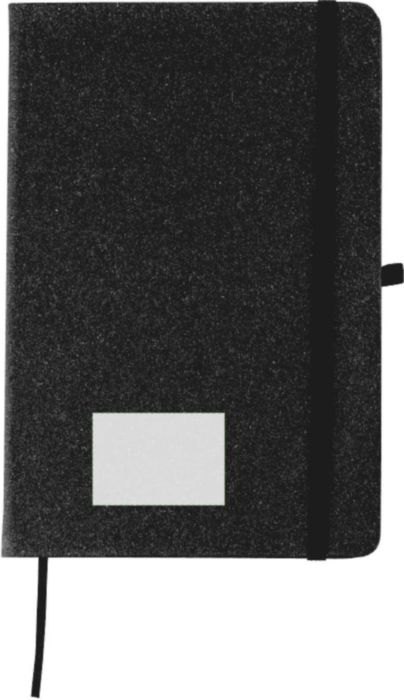 Notitieboek Gianna | Gerecycled leer | A5 | Gelijnd — drukvlak voorzijde