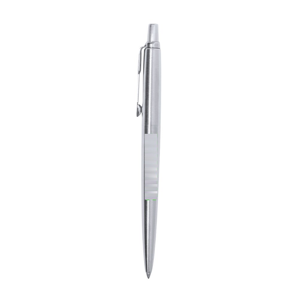 Pen Jotter Core — drukvlak onderkant naast clip