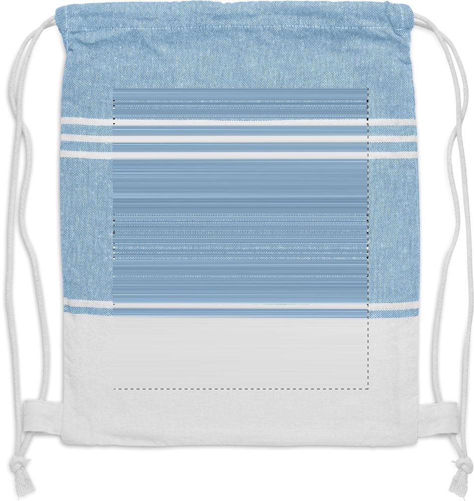 HAMMA - Hamam handdoek trekkoord tas s — drukvlak tas zijde 2