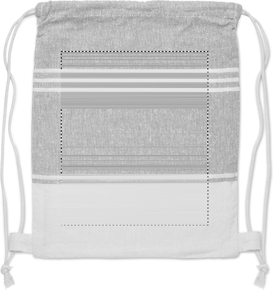 HAMMA - Hamam handdoek trekkoord tas s — drukvlak tas zijde 1
