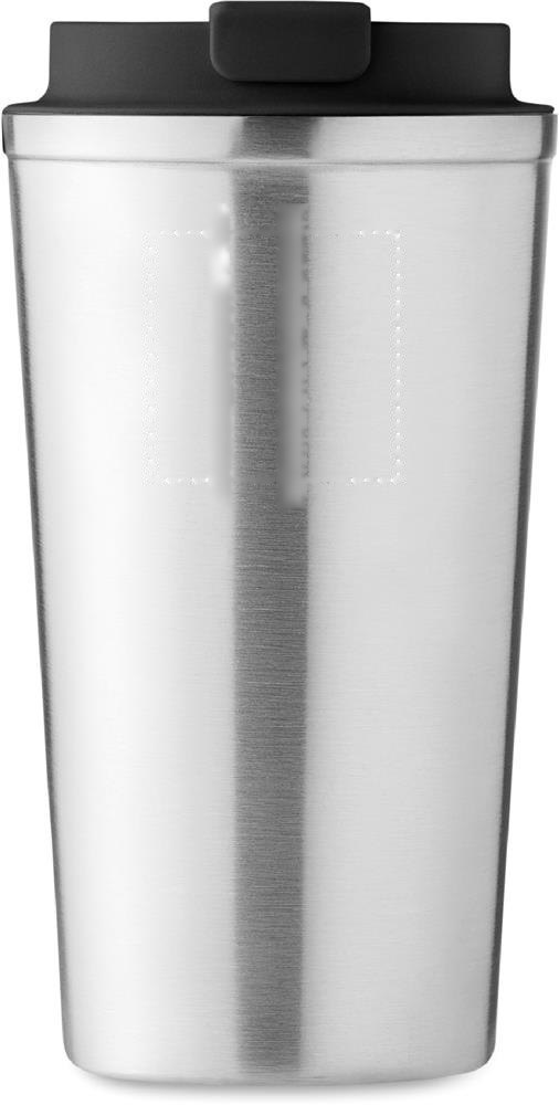 BRACE + - Dubbelwandige beker 510 ml — drukvlak voorzijde boven
