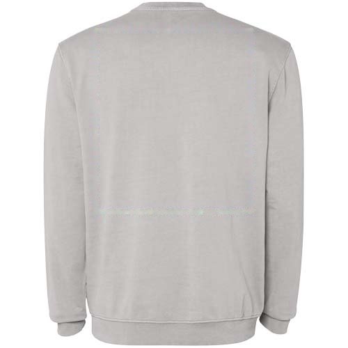 Jaya 250 g/m² unisex trui met ronde hals — drukvlak impact hoog op de achterzijde