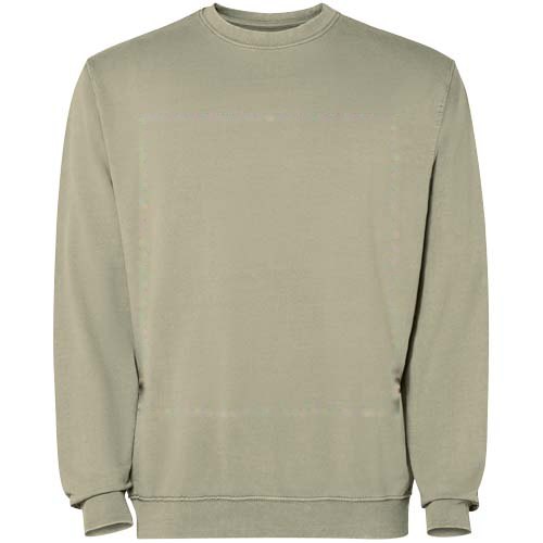 Jaya 250 g/m² unisex trui met ronde hals — drukvlak impact volledige voorzijde