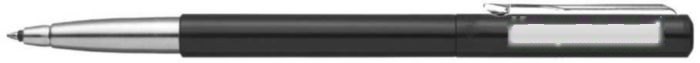 Parker Vector rollerbal — drukvlak naast de clip rechtshandig