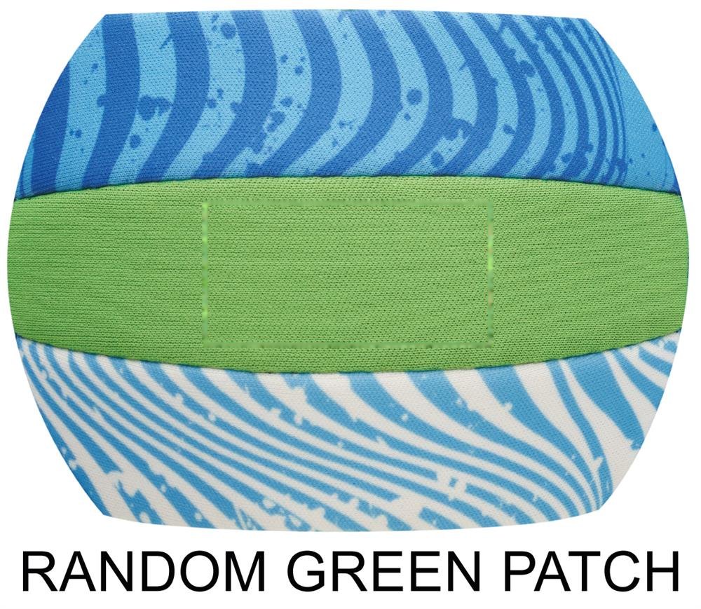 GRASP - Neopreen strandbal — drukvlak random green patch
