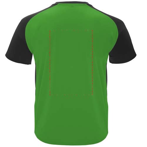 Bugatti unisex sportshirt met korte mouwen — drukvlak impact hoog op de achterzijde