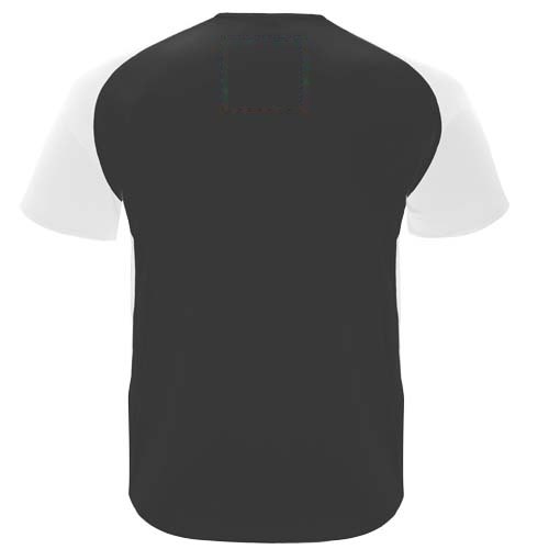 Bugatti unisex sportshirt met korte mouwen — drukvlak hoog op de achterzijde