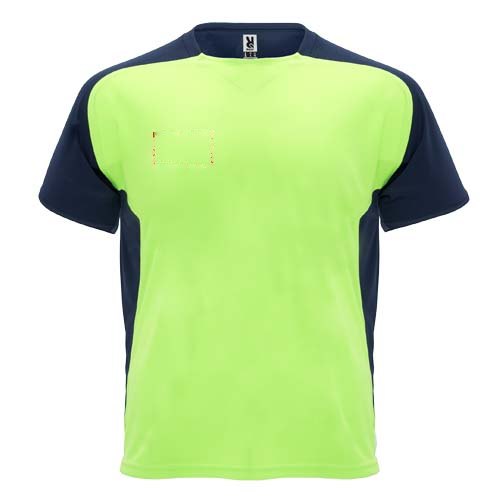 Bugatti unisex sportshirt met korte mouwen — drukvlak rechter borst