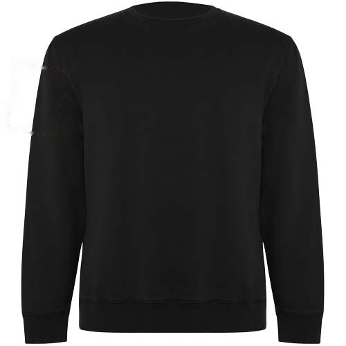 Batian 300 g/m² biologisch katoenen uniseks sweater met ronde hals — drukvlak rechter bicep