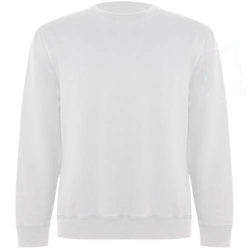 Batian 300 g/m² biologisch katoenen uniseks sweater met ronde hals — drukvlak linker bicep