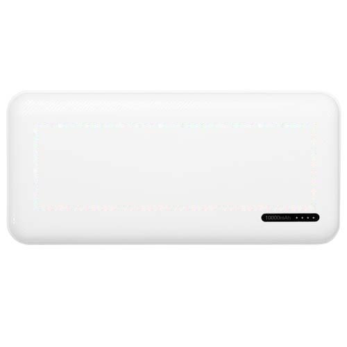 Compress 10.000 mAh powerbank met hoge dichtheid — drukvlak voorzijde