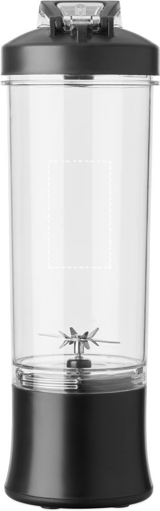 MIXIE - Draagbare smoothie blender — drukvlak beker achterzijde