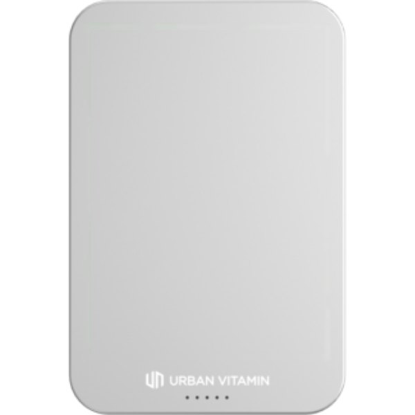 Urban Vitamin Richmond RCS rplastic/alu 5000 mAh powerbank — drukvlak artikel achterzijde