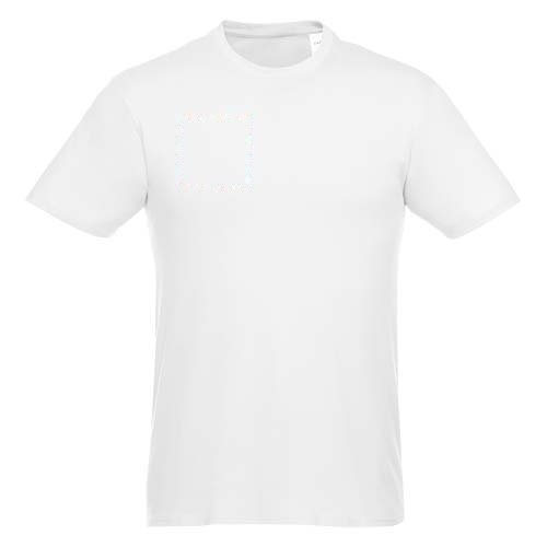 Heros 150 g/m² heren t-shirt met korte mouwen — drukvlak rechter borst