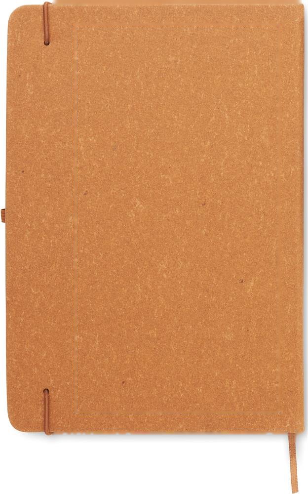 ELEGANOTE - Set notitieboeken gerecycled le — drukvlak notebook achterzijde