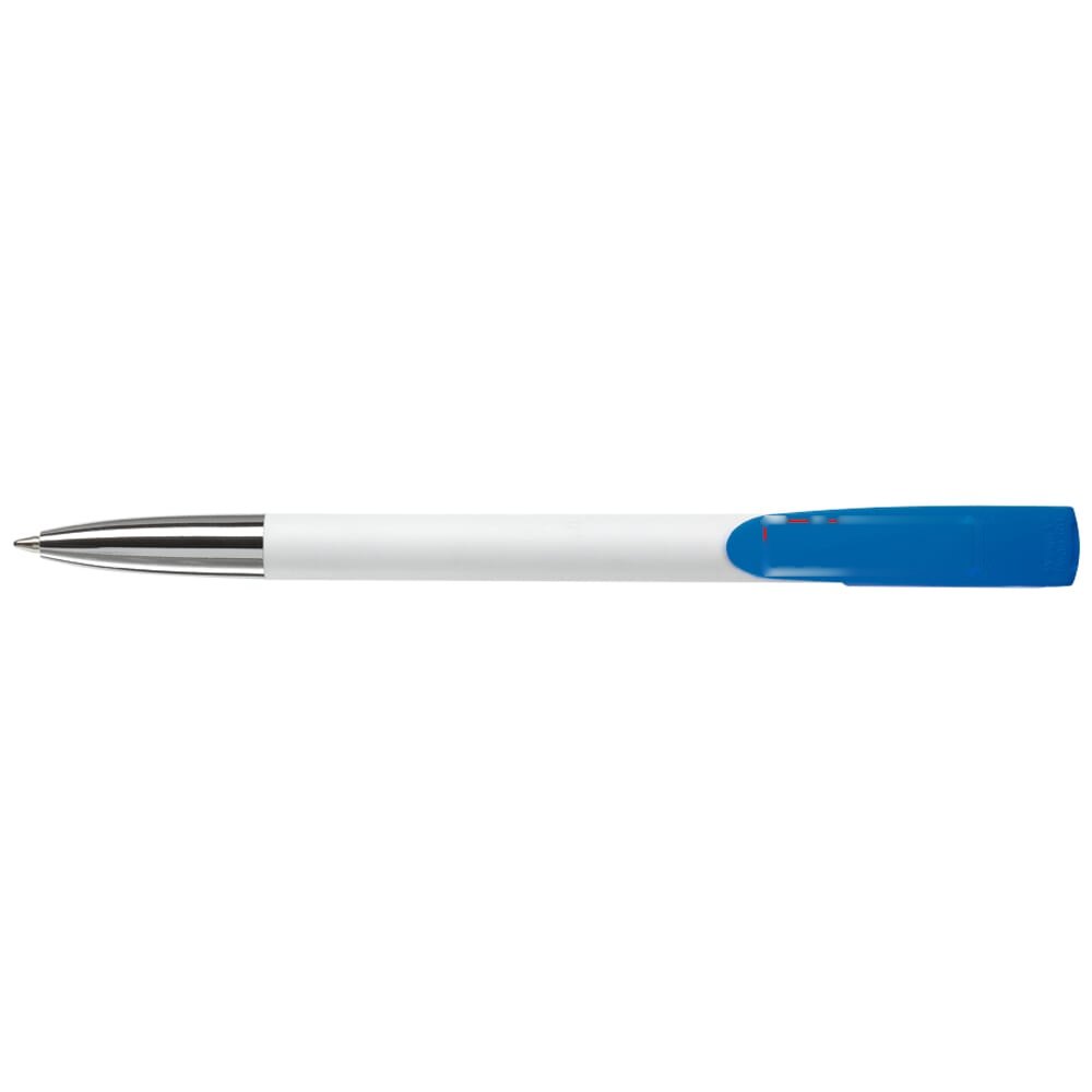 Balpen Deniro metalen tip hardcolour — drukvlak op de clip