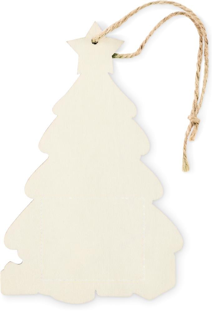 COLORTREE - Kerstboom ornament — drukvlak onderzijde van de boom