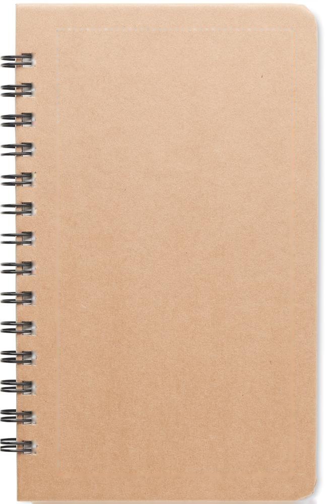GROWNOTEBOOK™ - Notitieboek pijnboomzaad — drukvlak voorzijde