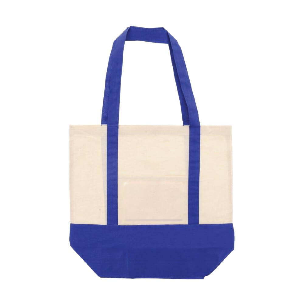 Draagtas OEKO-TEX® katoen 140g/m² 40x10x35cm — drukvlak op het vak