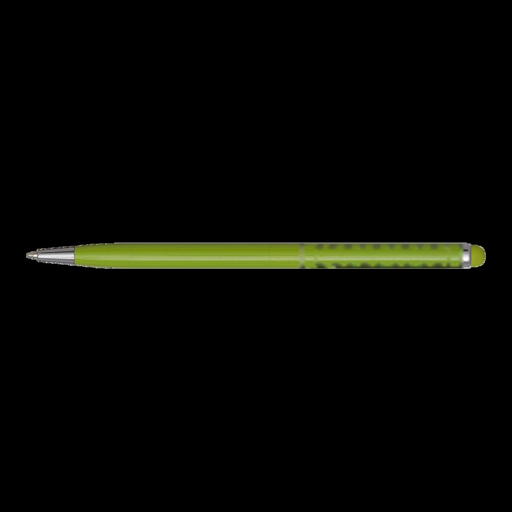 SMART TOUCH COLOUR - Slank vormgegeven touchscreen balpen — drukvlak opposite de clip, boven half