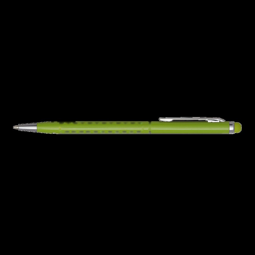 SMART TOUCH COLOUR - Slank vormgegeven touchscreen balpen — drukvlak onder de clip to de links