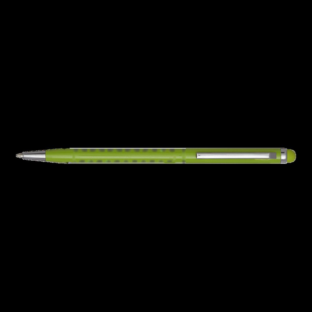 SMART TOUCH COLOUR - Slank vormgegeven touchscreen balpen — drukvlak onder de clip