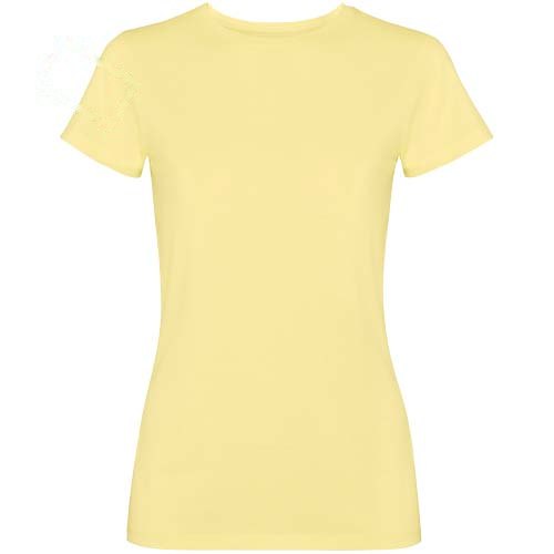 Fiyi 180 g/m² damesshirt met korte mouwen — drukvlak rechter bicep