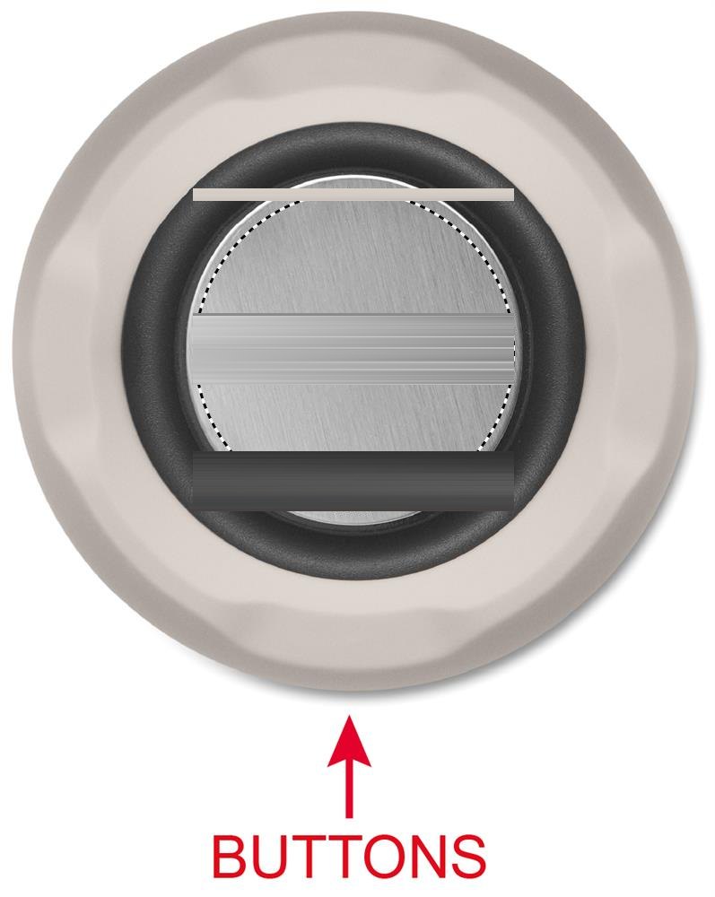 TOA - 5W ABS draadloze speaker — drukvlak bovenzijde dl
