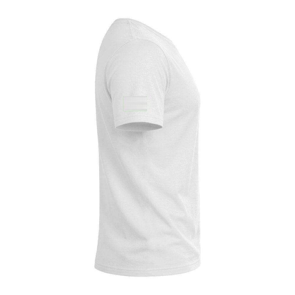 Volwassene Wit T-Shirt "keya" MC180 — drukvlak rechtermouw