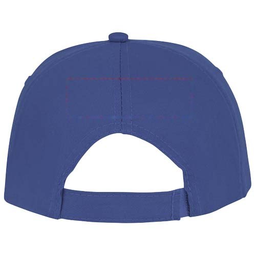 Styx 175 g/m² 5 panel sandwich cap — drukvlak achterzijde