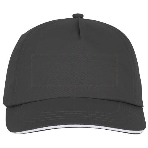 Styx 175 g/m² 5 panel sandwich cap — drukvlak voorzijde
