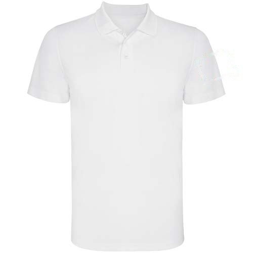 Monzha 150 g/m² sportpolo met korte mouwen voor kinderen — drukvlak linker bicep
