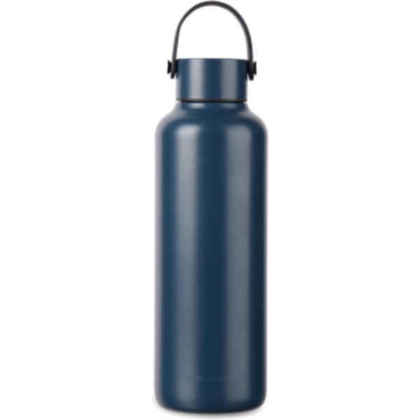 VINGA Baltimore RCS recycled SS fles 600 ML — drukvlak artikel voorzijde