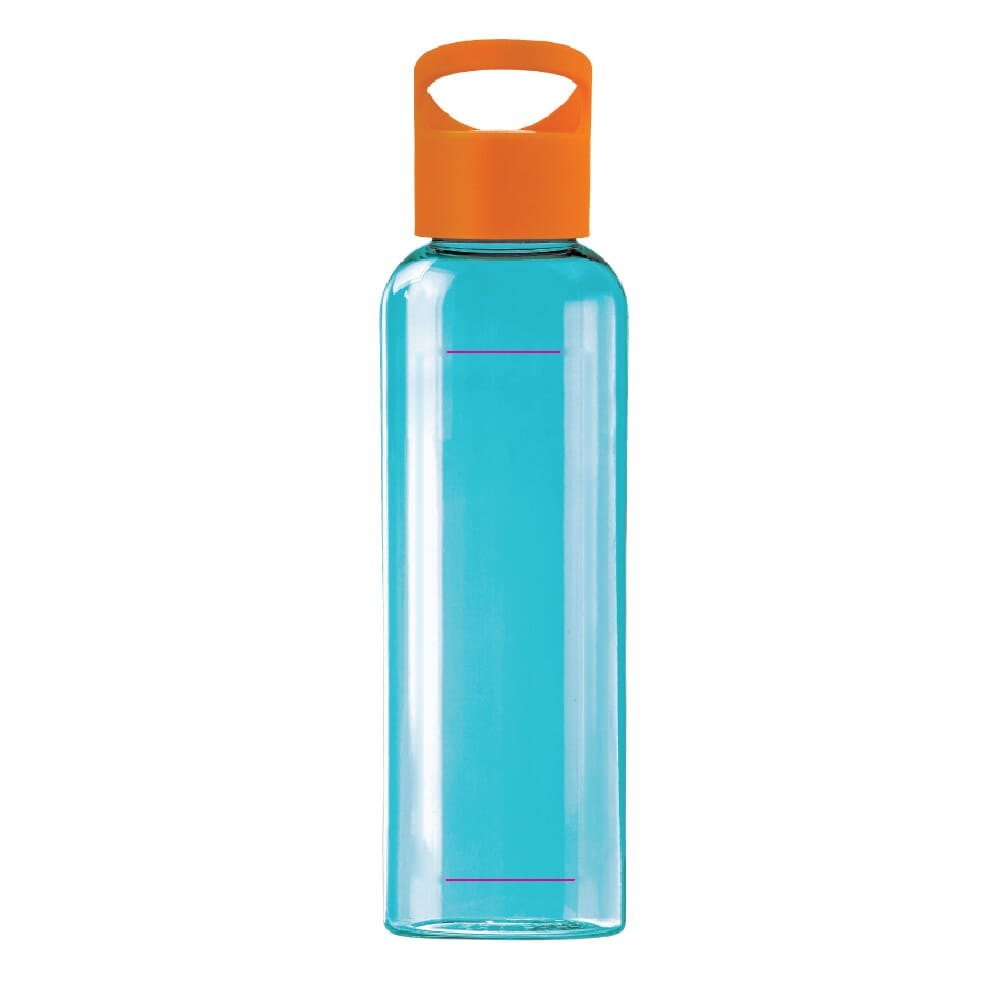 Waterfles Loop combi R-PET 600ml — drukvlak op de fles