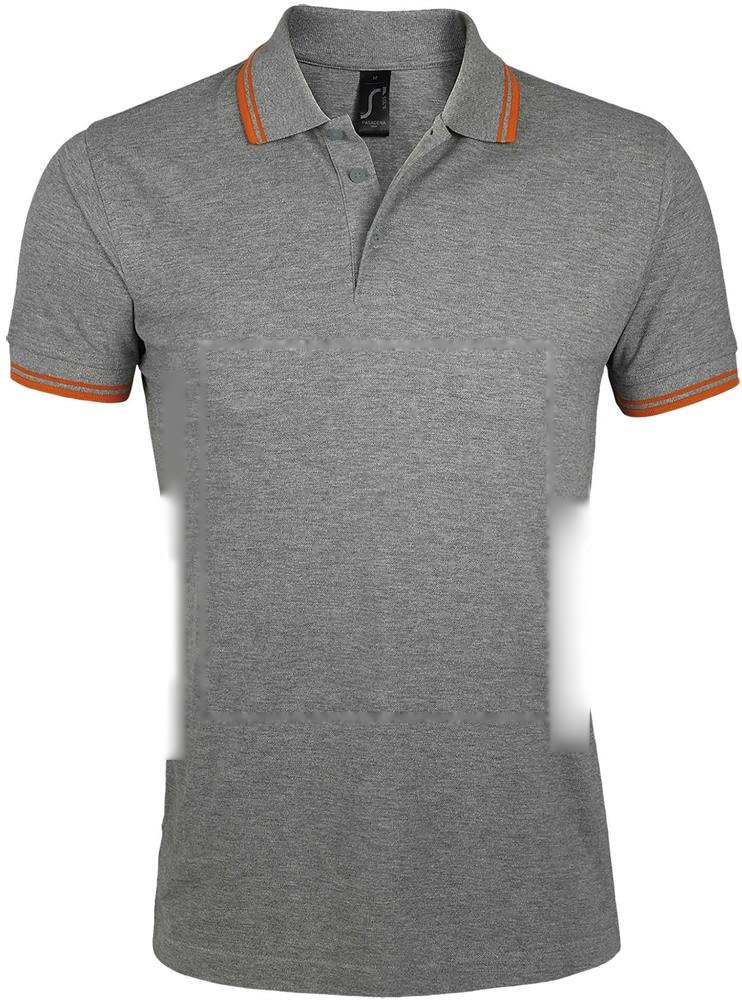 PASADENA MEN - PASADENA heren polo 200g — drukvlak voorzijde