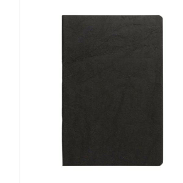 Salton A5 GRS gecertificeerd recycled papieren notitieboek — drukvlak artikel voorzijde boven