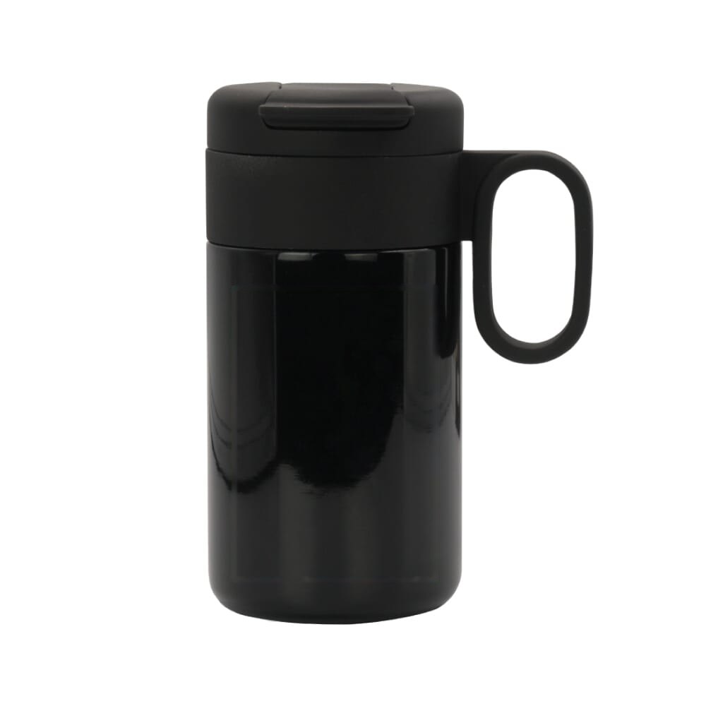 Thermofles Flow met handvat 250ml — drukvlak links van het handvat