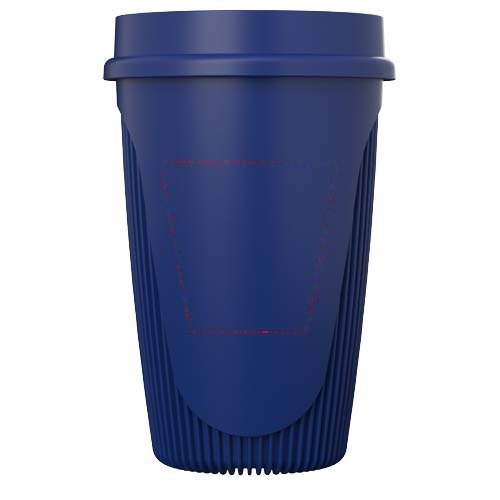Alto POP 350 ml beker met 360° deksel — drukvlak voorzijde