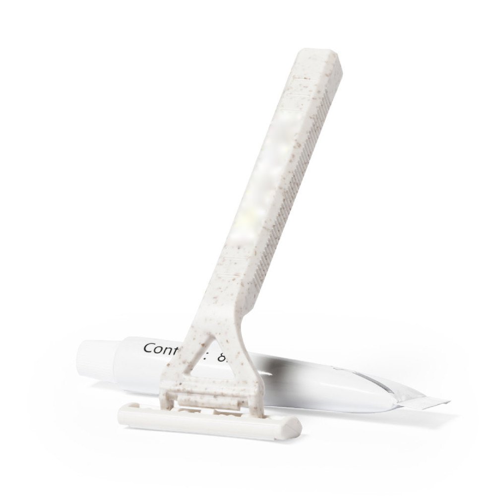 Set Shaving Kit — drukvlak gecentreerd op de handvat