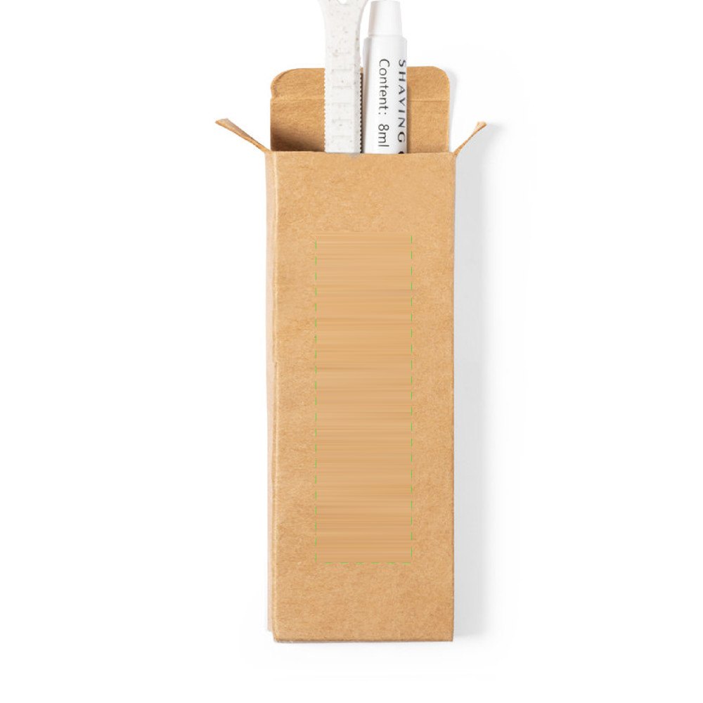 Set Shaving Kit — drukvlak op de presentatie doos