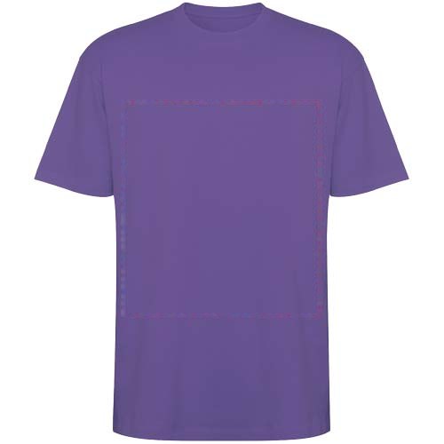 Bull 210 g/m² oversized unisex T-shirt met korte mouwen — drukvlak impact volledige voorzijde