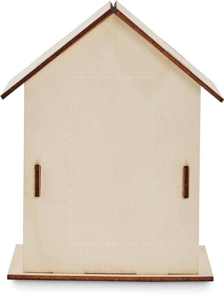 PAINTHOUSE - DIY houten vogelhuisje — drukvlak achterzijde